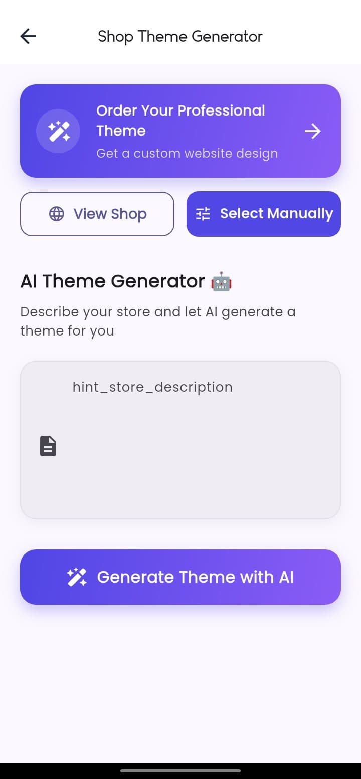 AI Store Architect & Generative UI