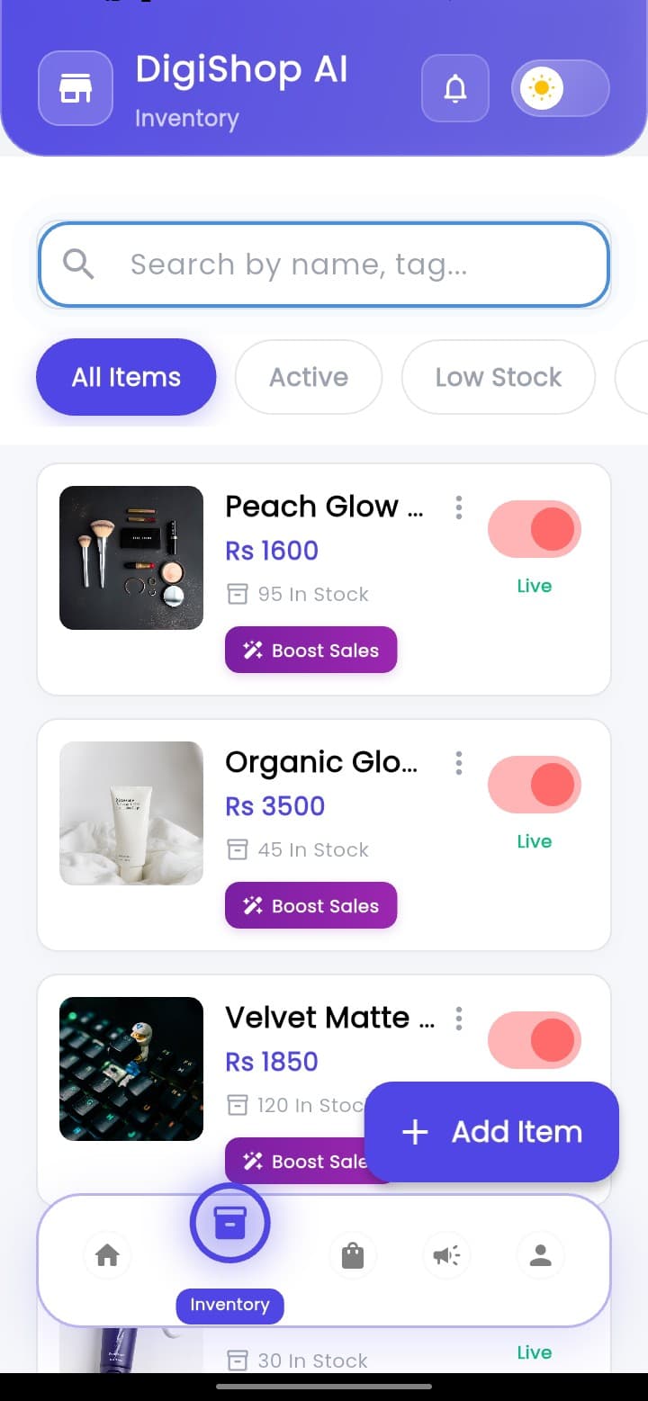 Smart Inventory & Real-time Product Control
